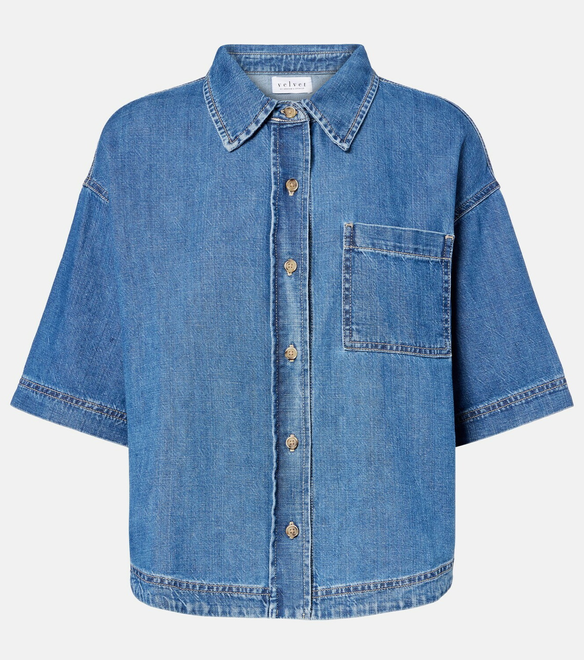 Velvet Kaddy denim shirt