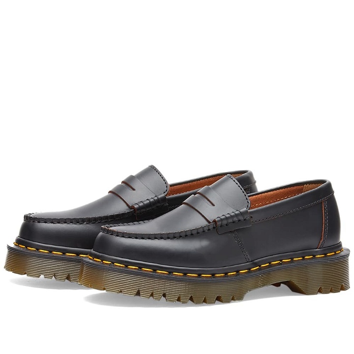 Photo: Dr. Martens Penton Bex Loafer - Made in England in Black Quilon