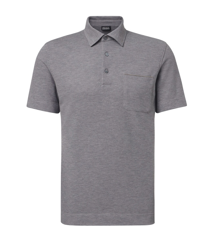 Photo: Zegna Cotton piqué polo shirt