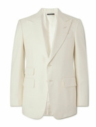 TOM FORD - Shelton Slim-Fit Silk-Faille Suit Jacket - Neutrals