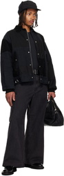 Black Comme des Garçons Black Yoshida & Co Edition Padded Nylon Bag