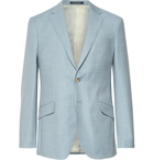 Richard James - Light-Blue Seishin Slim-Fit Mélange Wool-Hopsack Suit Jacket - Sky blue