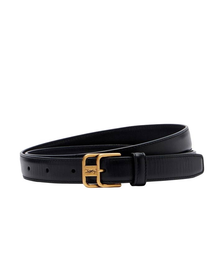 Photo: Saint Laurent Cassandre leather belt