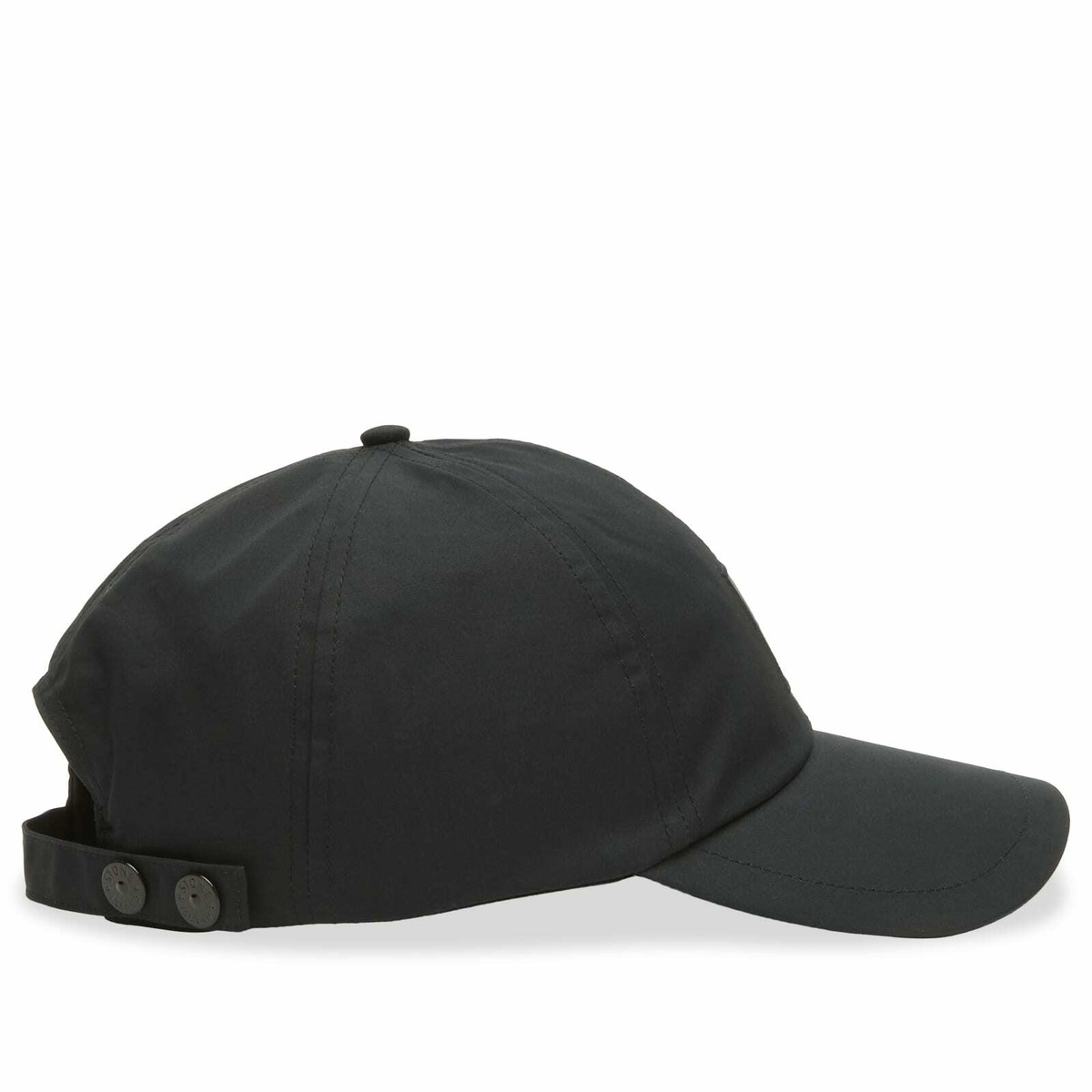 Stone Island Men's Ghost Cotton Canvas Cap in Black 