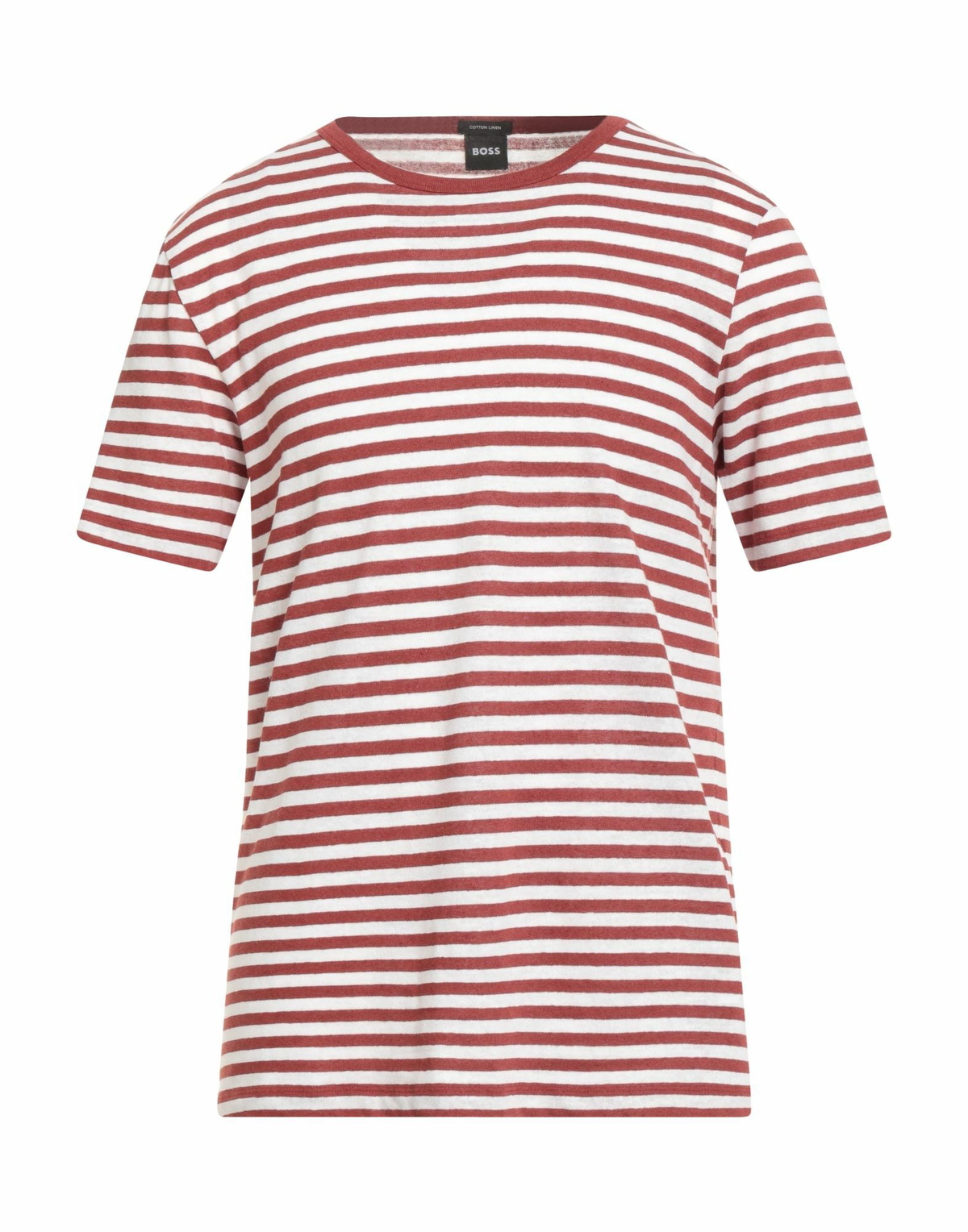 Boss Mens T-shirt Chocolate in Brown