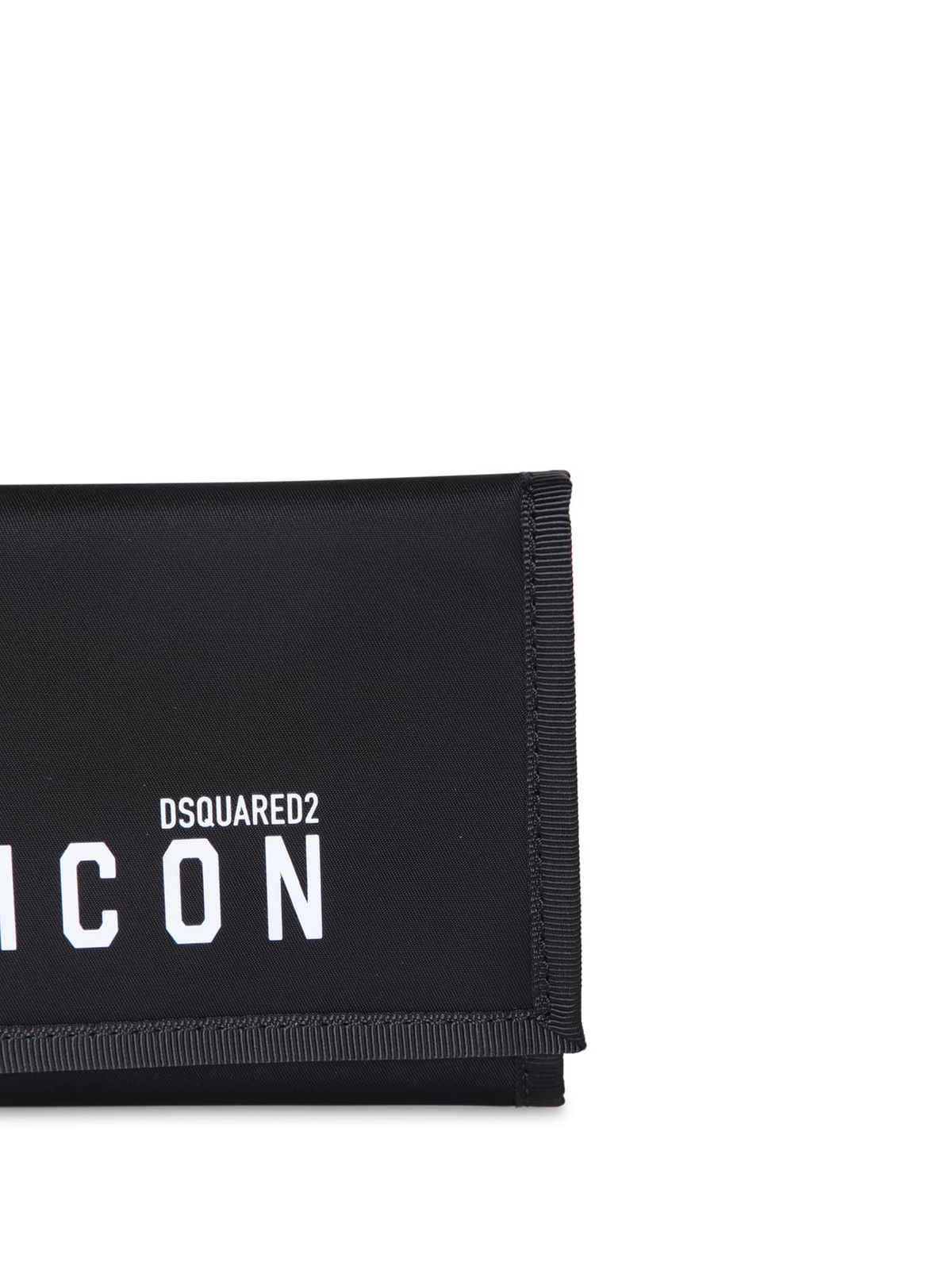 Dsquared2 Men's Card Holder and Keychain Gift Set Black