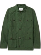 Kingsman - Waxed-Cotton Field Jacket - Green