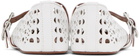 ALAÏA White Vienne Ballerina Flats
