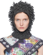 Rui Gray Fringed Balaclava