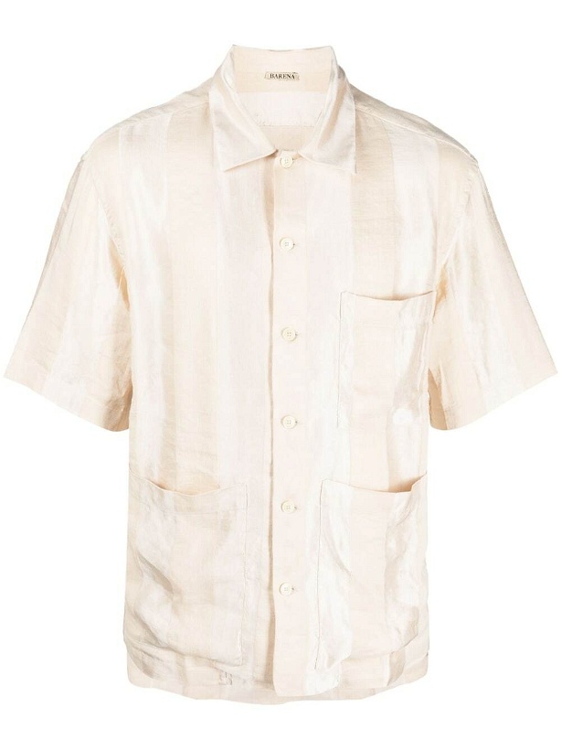 Photo: BARENA - Donde Linen Blend Shirt