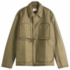 Craig Men's Quilted Worker Jacket in Green