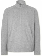 Lululemon - Textured Cotton-Blend Jersey Half-Zip Sweater - Gray