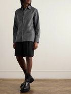 Jil Sander - Wool-Ripstop Overshirt - Gray