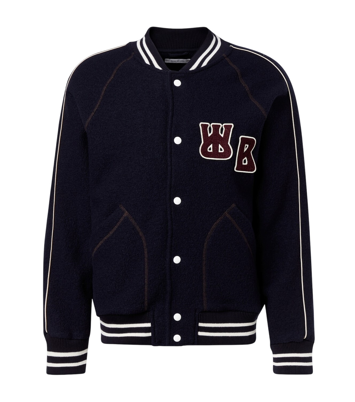 ジャケット・アウター wales bonner ECHO DENIM VARSITY jacket Wales Bonner 'the Echo Denim Varsity' Jacket | italist, ALWAYS
