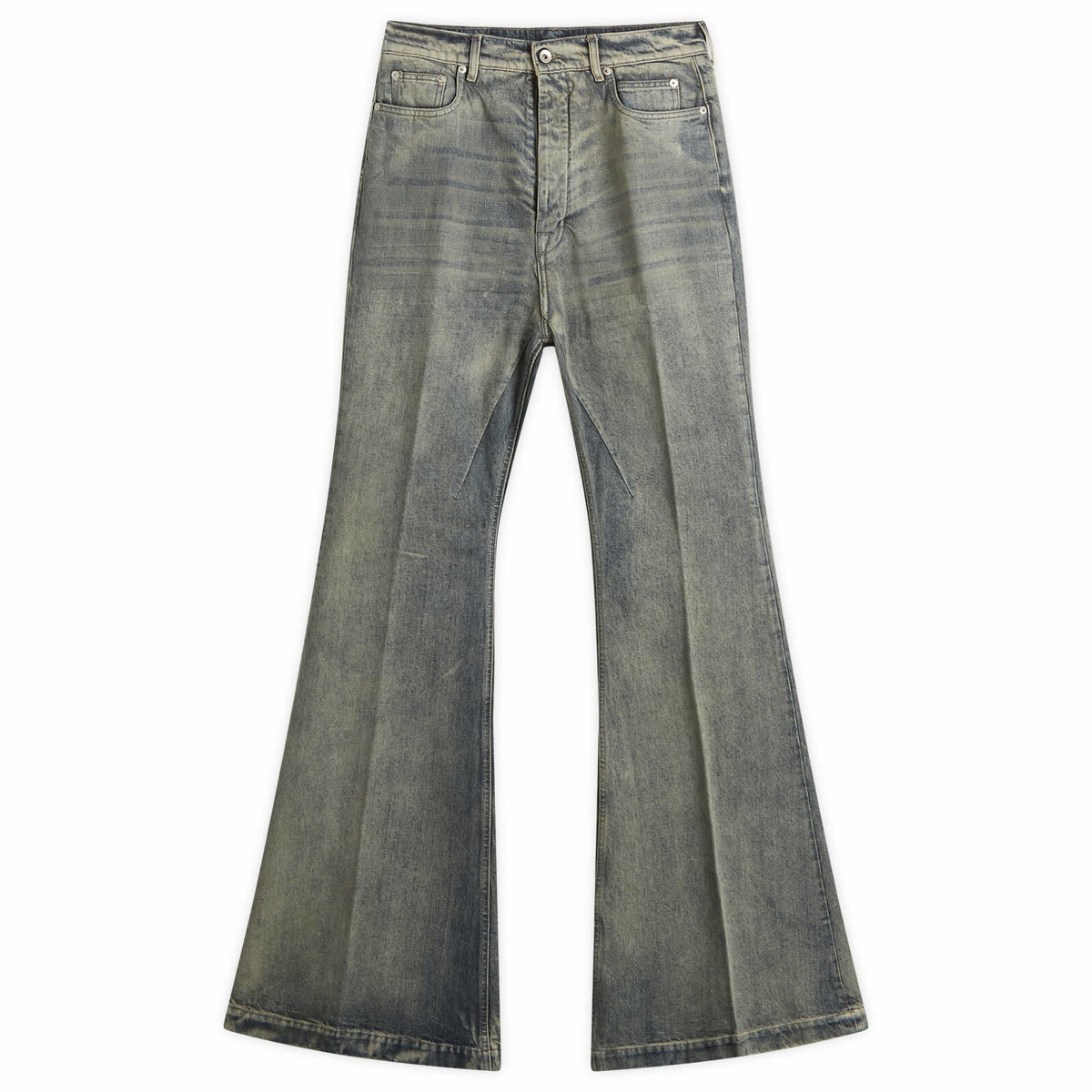 Rick Owens Gray Dirt Bolan Jeans Rick Owens