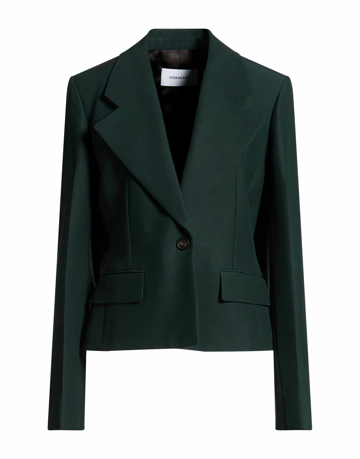 Ferragamo Womens Blazer Emerald in Green