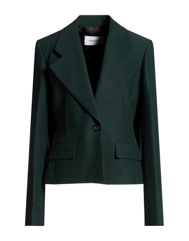 Photo: Ferragamo Womens Blazer Emerald in Green