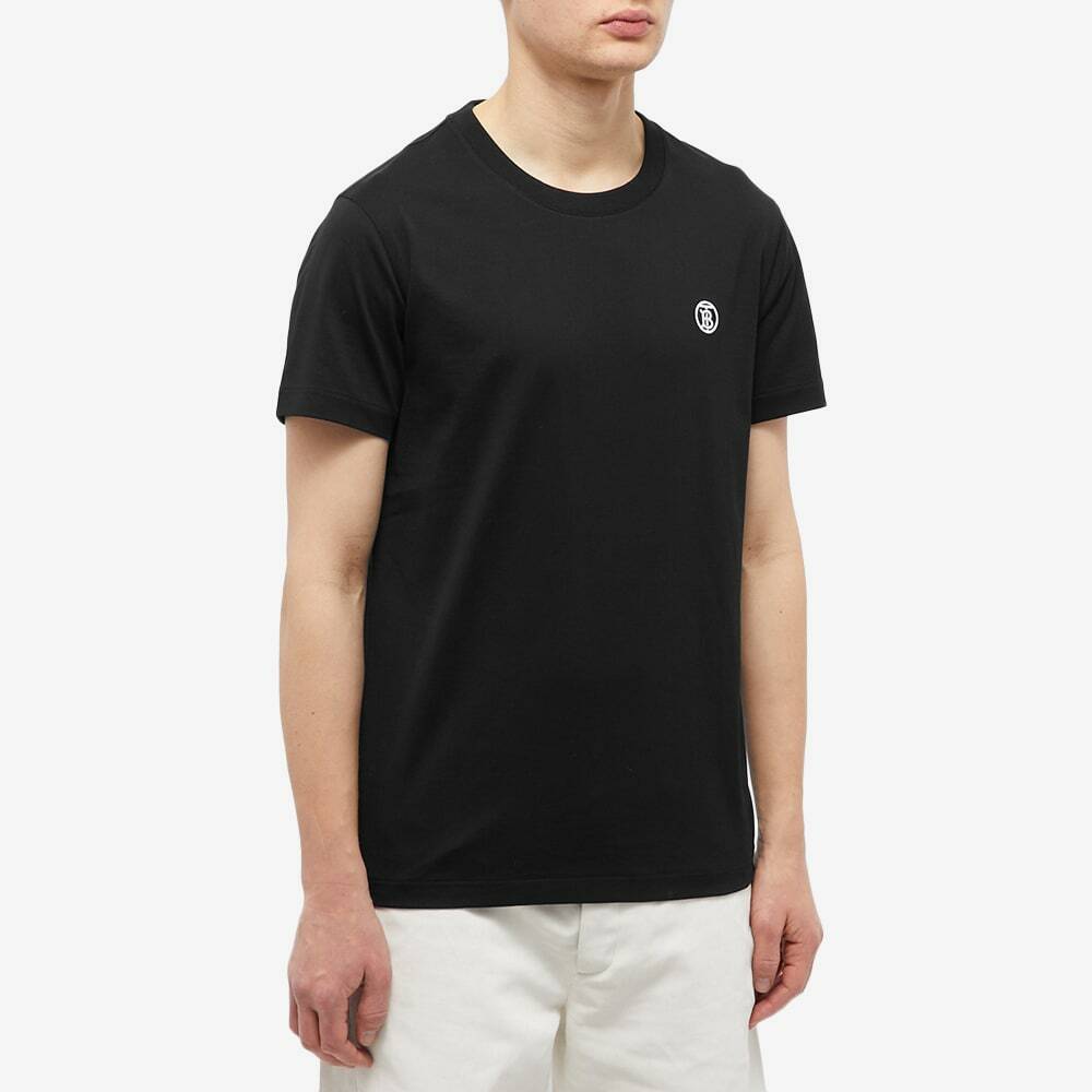 Burberry Men's Parker TB Circle Logo T-Shirt in Black Burberry