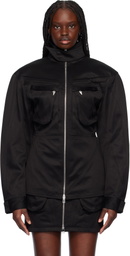 Mugler Black Cargo Jacket