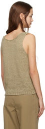 Nothing Written Khaki V-Neck Vest