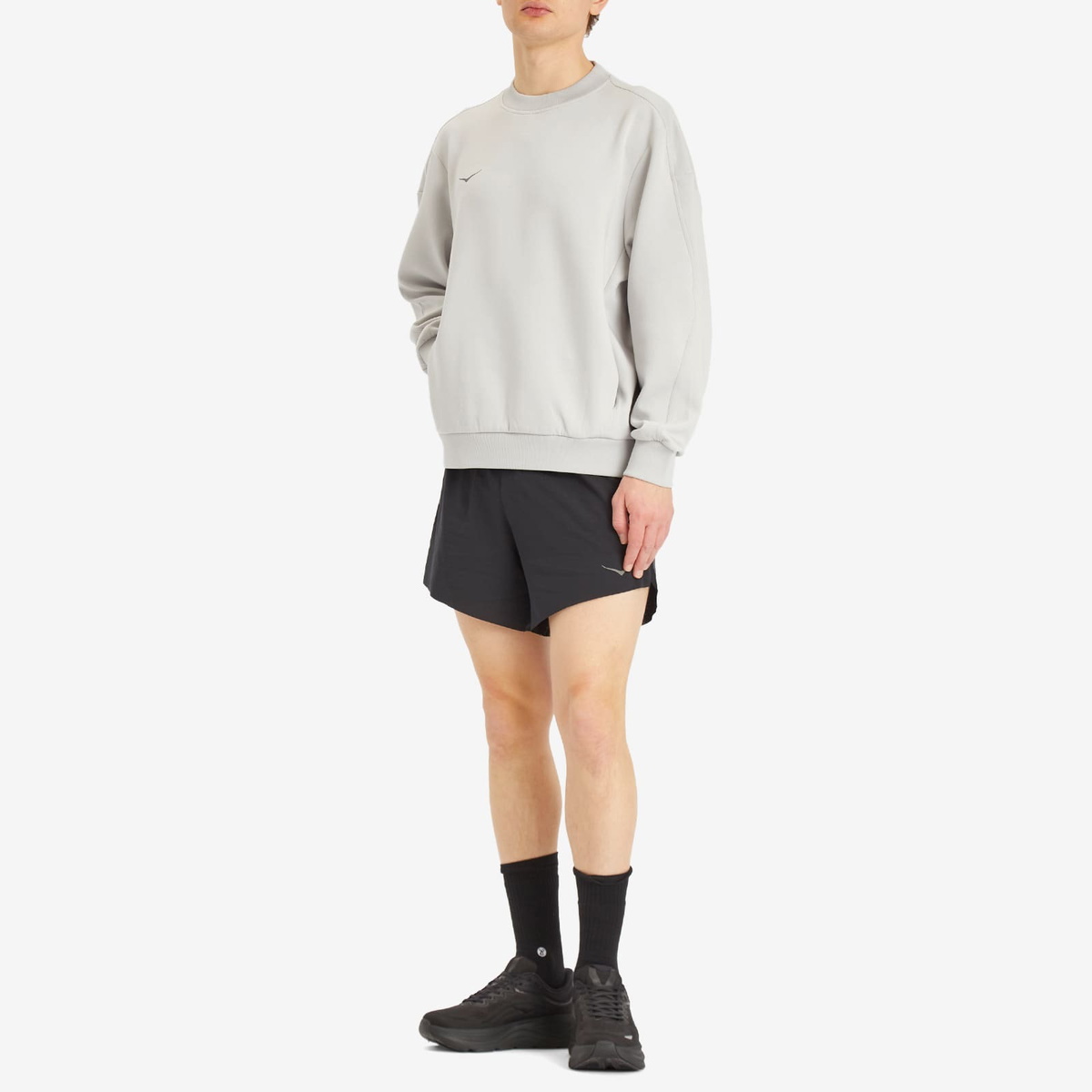 HOKA ONE ONE Men's M Kaitoro Knit Crew in Stardust