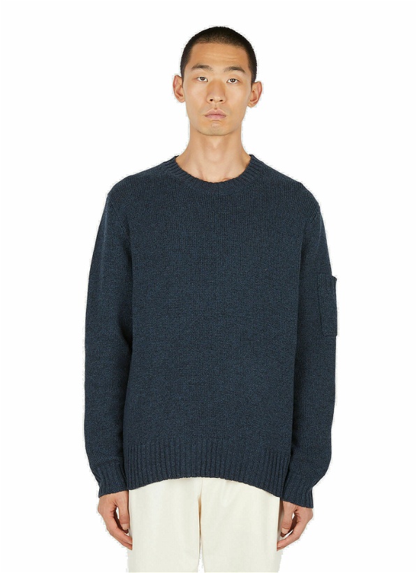 Photo: Sleeve Pocket Sweater in Blue