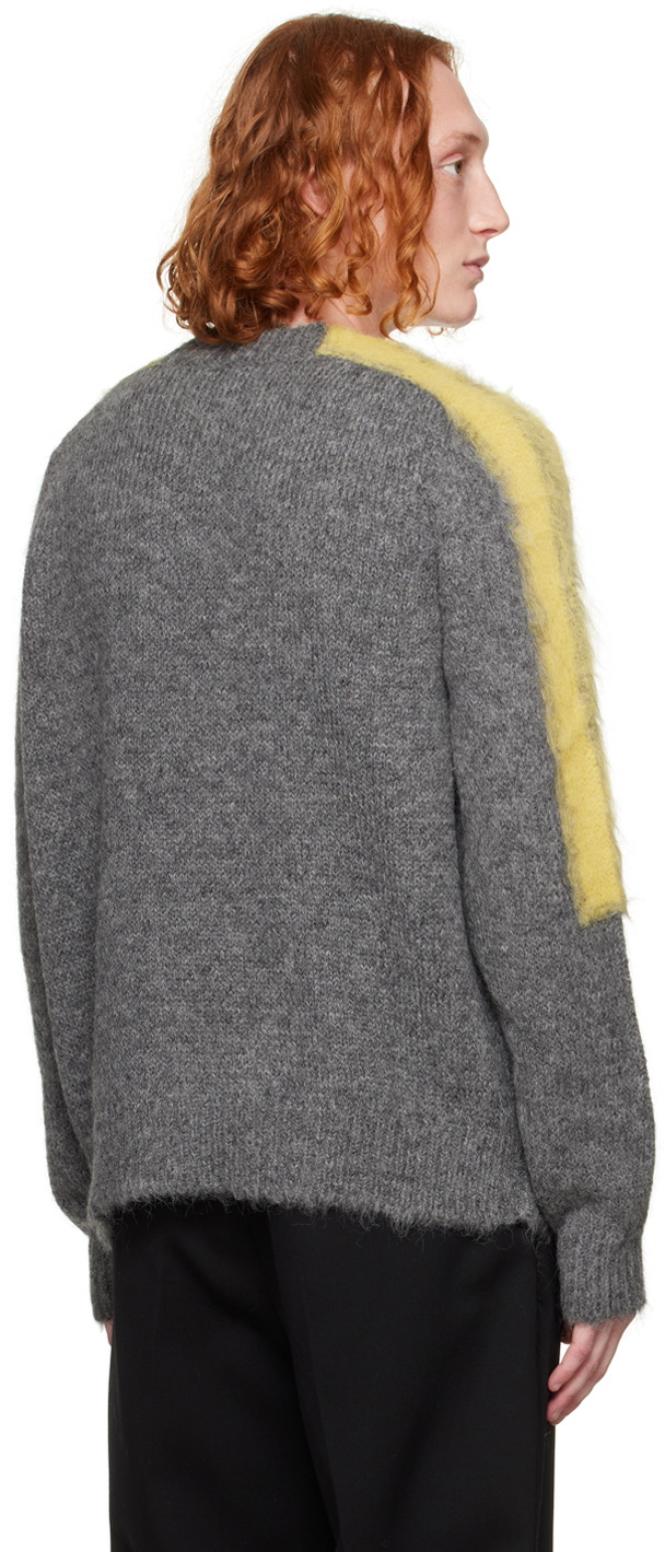 【在庫僅少】 Jil Sander Sander Jil Sweater Raglan Gray トップス