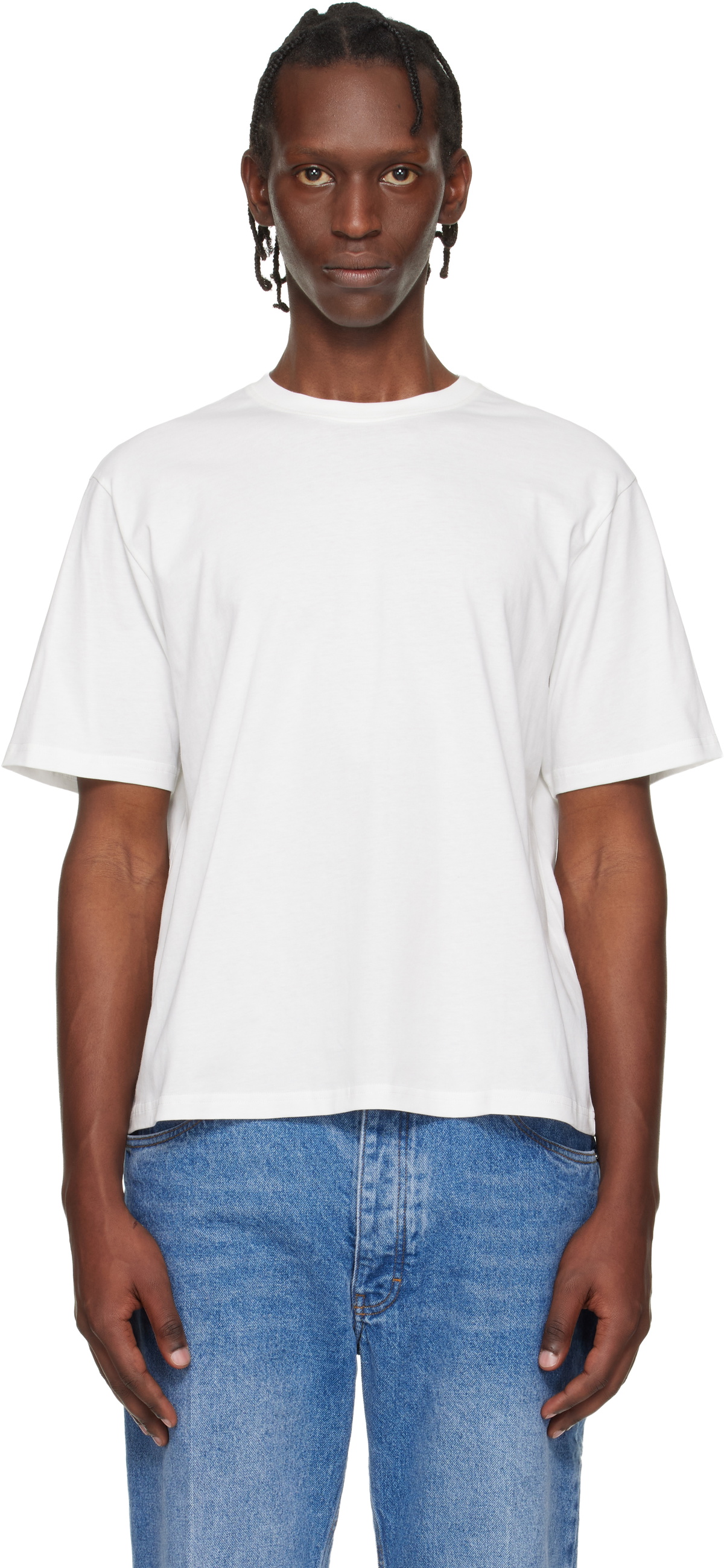 Studio Nicholson White Bric T-shirt