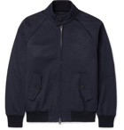 Baracuta - G9 Slim-Fit Virgin Wool and Cashmere-Blend Harrington Jacket - Blue