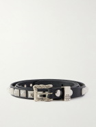 Enfants Riches Déprimés - 2cm Studded Leather Belt - Black