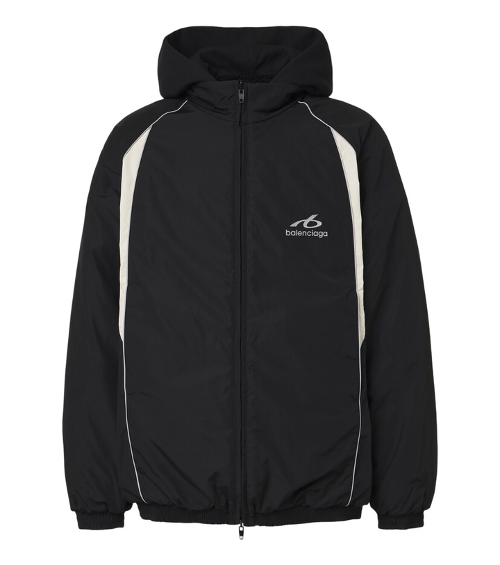 Photo: Balenciaga Logo cotton hoodie