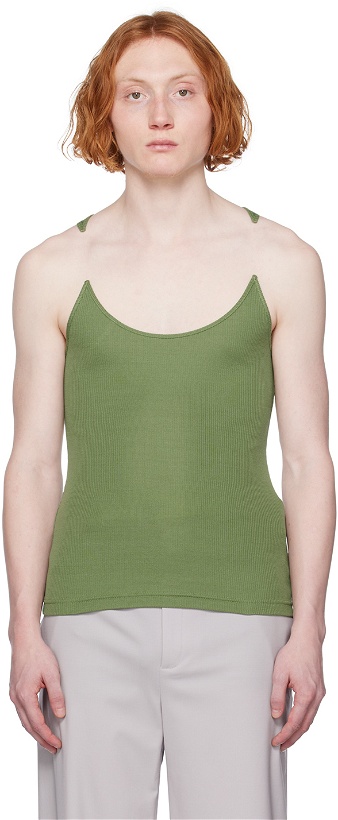 Photo: Y/Project Green Invisible Strap Tank Top