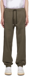 Lanvin Taupe Side Curb Sweatpants