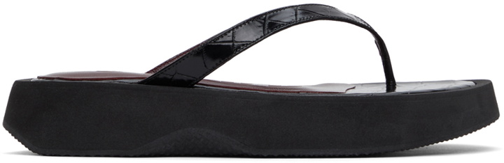 Photo: Staud Black Croc Tessa Sandals