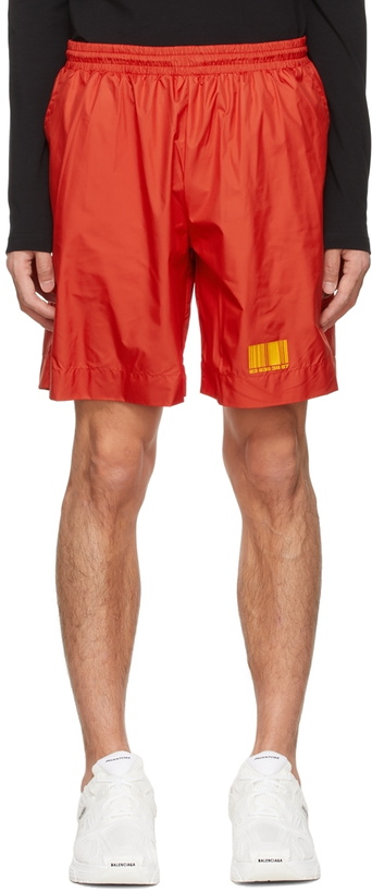 Photo: VTMNTS Red Nylon Shorts