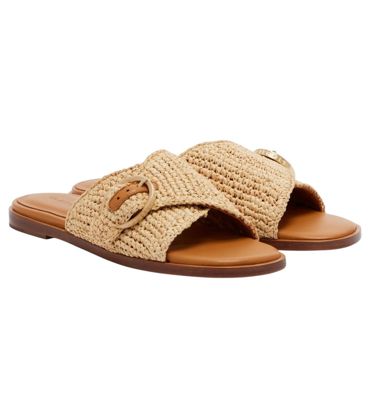 Photo: Clergerie Irme raffia slides