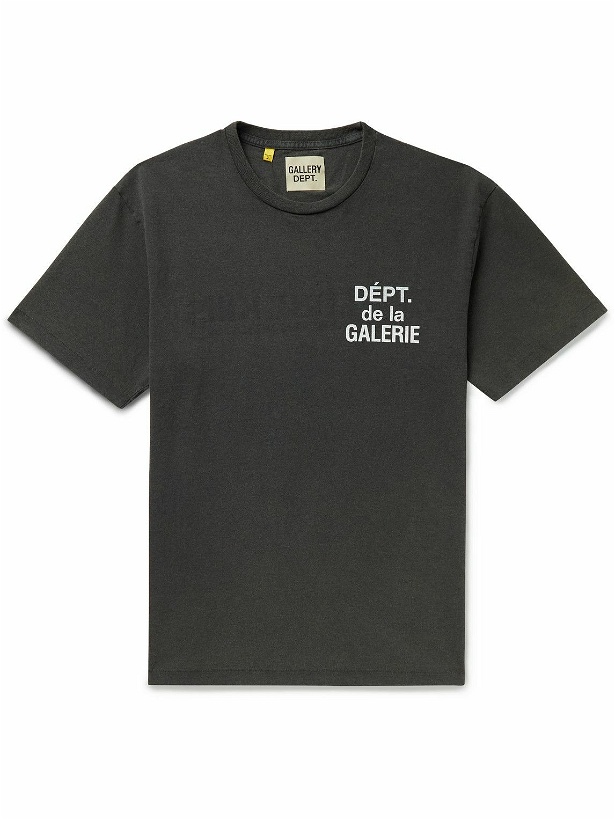 Photo: Gallery Dept. - ATK Reversible Printed Cotton-Jersey T-Shirt - Gray