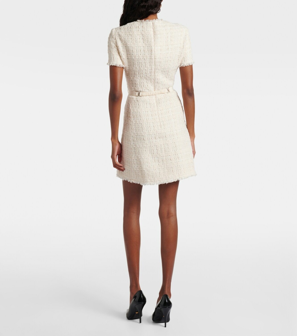 Versace Medusa '95 cotton-blend tweed minidress