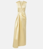Givenchy Draped silk satin gown
