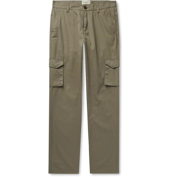 Photo: James Purdey & Sons - Cotton-Ventile Cargo Trousers - Green