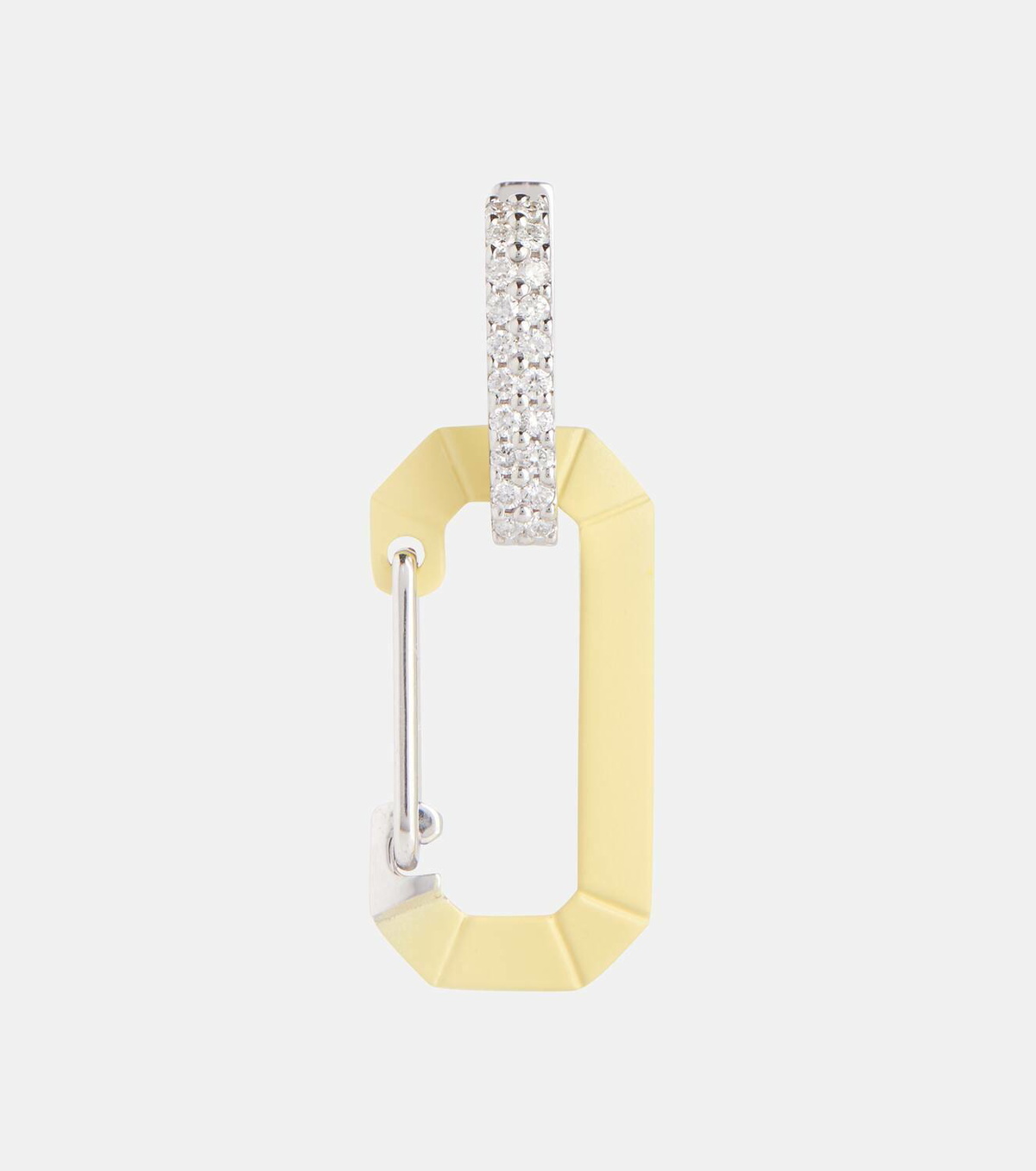 Eéra Chiara Small 18kt gold single earring with diamonds