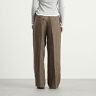 Róhe Women's Relaxed Drawstring Trousers in Brown Melange
