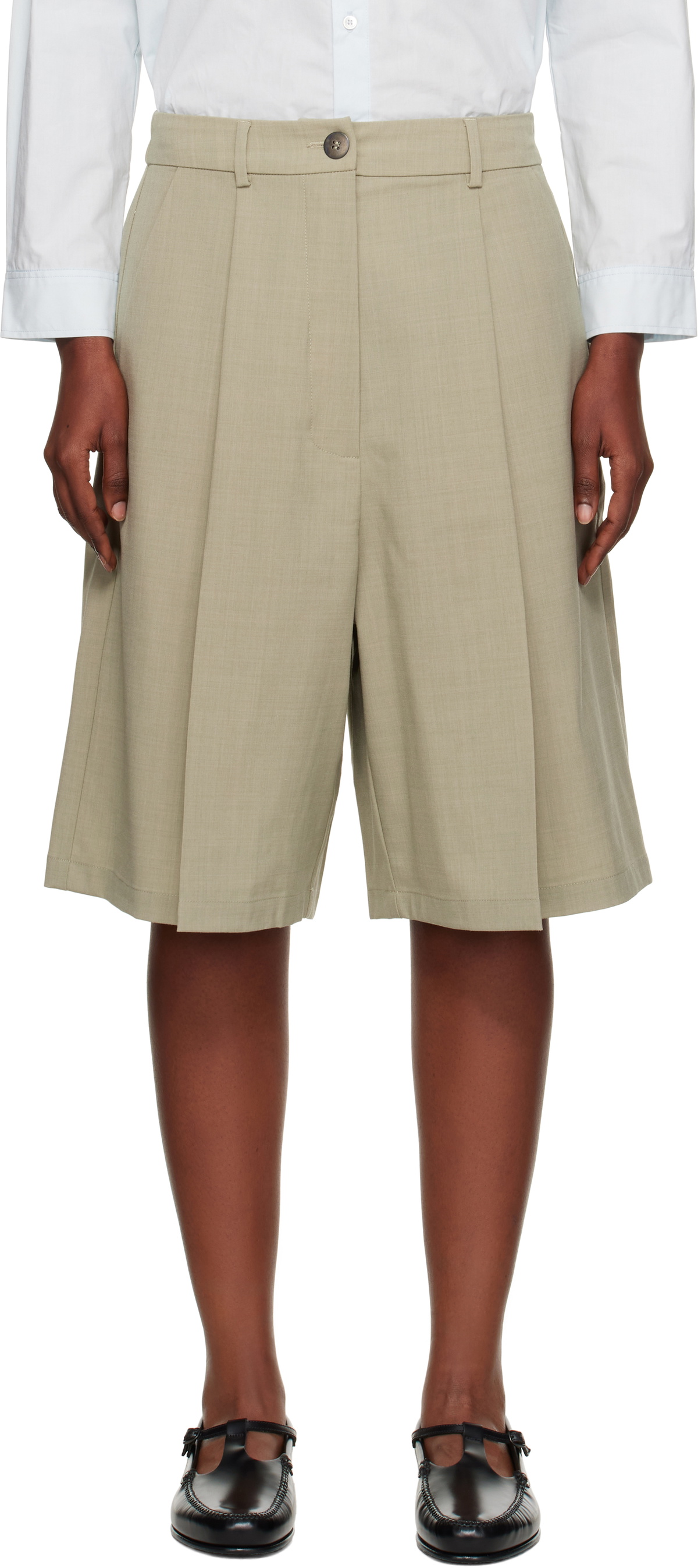 Cordera Green Tailoring Bermuda Shorts