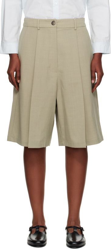 Photo: Cordera Green Tailoring Bermuda Shorts