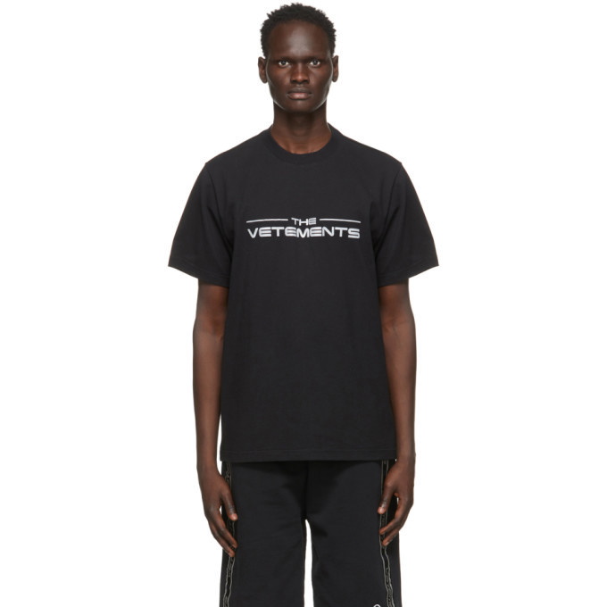 Photo: VETEMENTS Black The Logo T-Shirt