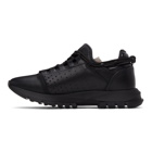 Givenchy Black Leather Spectre Zip Low Sneakers