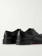 Bottega Veneta - Helium Leather Derby Shoes - Black