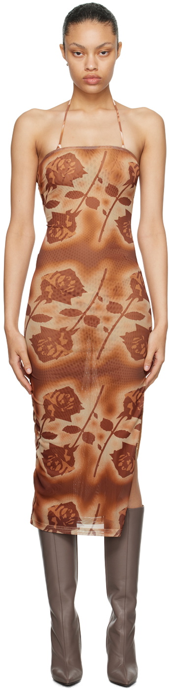 knee length dresses for ladies Miaou - Nora Dress - Olive
