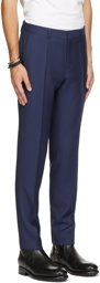 Boss Navy Virgin Wool Genius5 Trousers