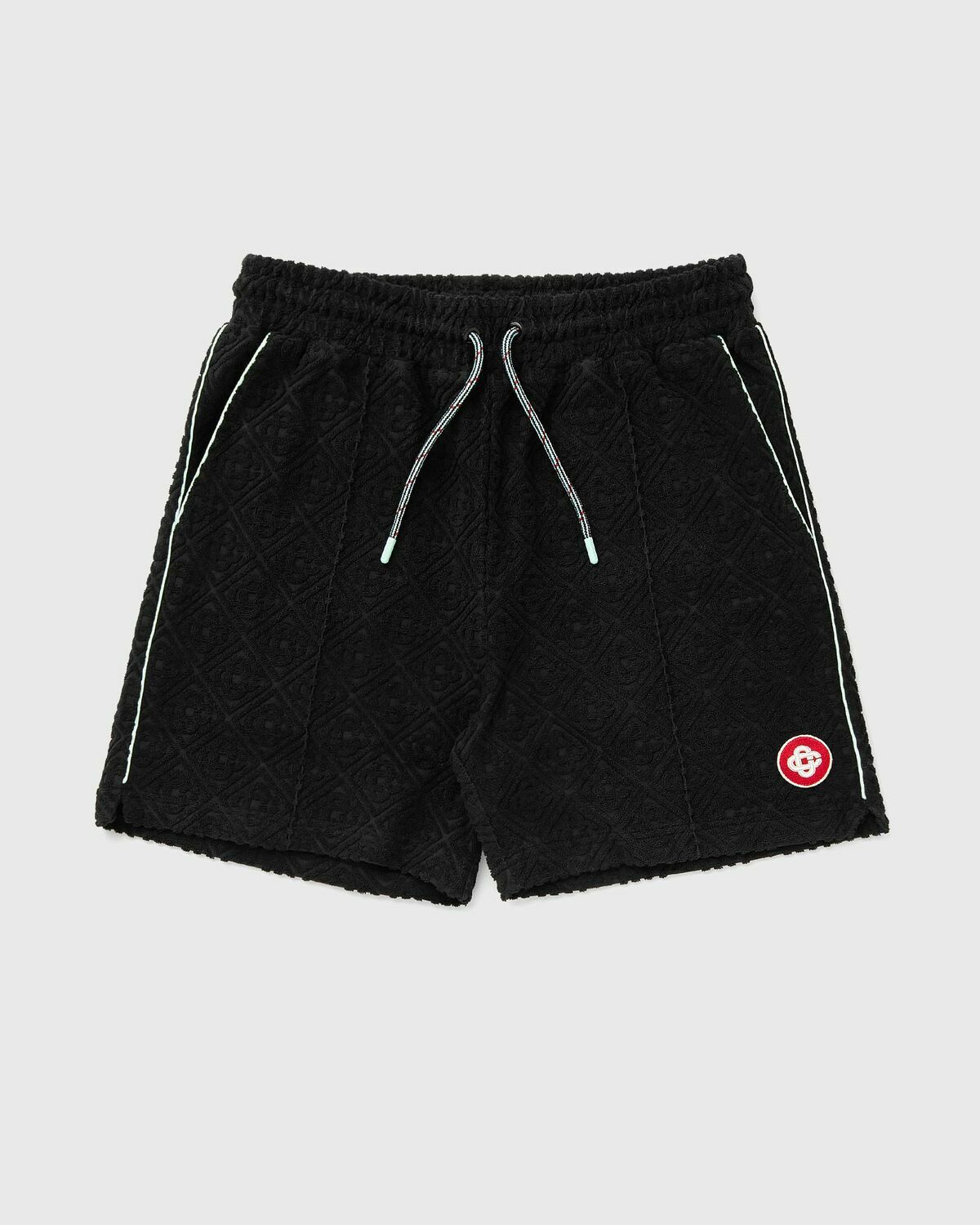 Casablanca MENS TOWELLING SHORTS Black Mens Casual Short